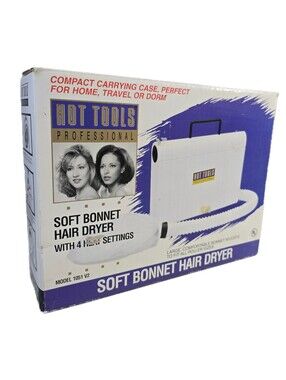 Hot Tools Professional Soft Bonnet Hair Dryer Model 1051 V2 NEW Open Box